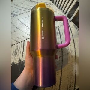 Stanley Gradient Tumbler with Gold and Purple